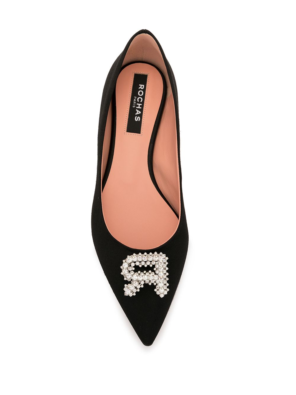 фото Rochas embellished satin flats