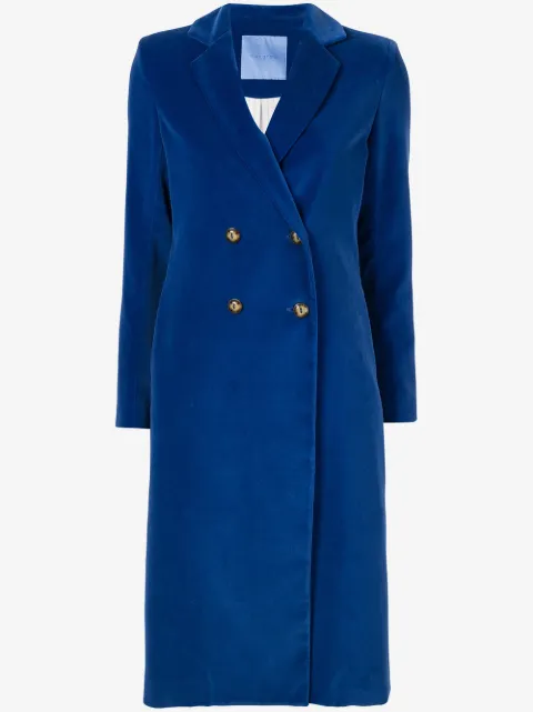 Macgraw double-breasted midi coat
