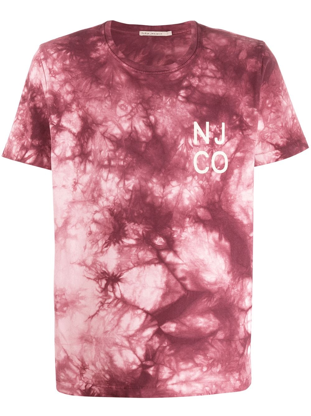 Nudie Jeans Tie-dye Short Sleeve T-shirt In Pink
