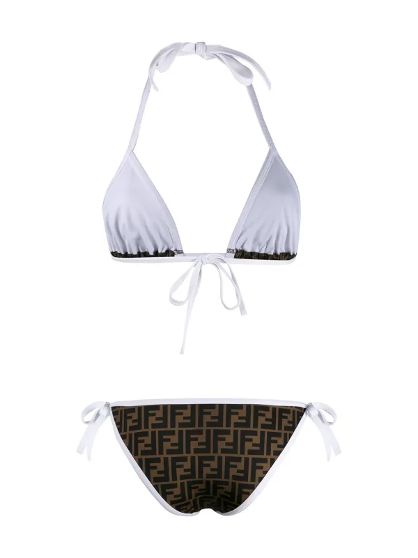 fendi triangle bikini