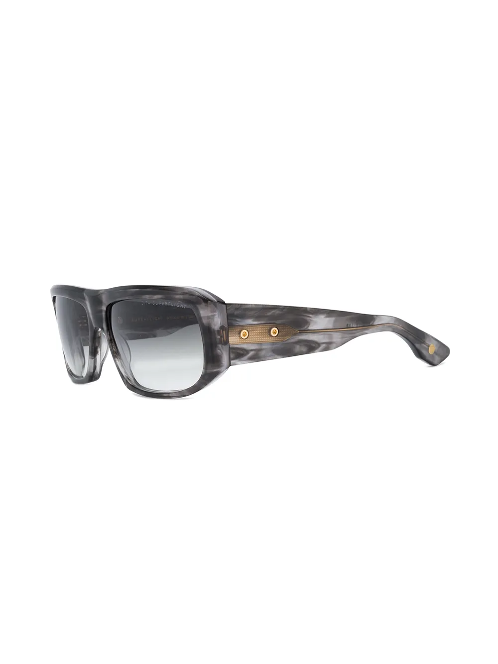 Dita Eyewear Superflight zonnebril met rechthoekig montuur - Grijs