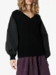 Valentino balloon-sleeve knit jumper