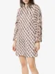 Valentino monogram-print silk-satin mini dress