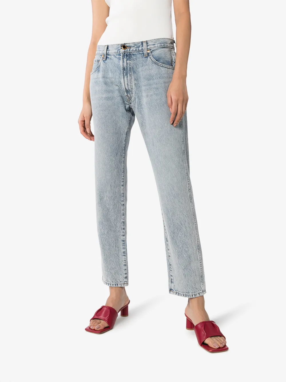 KHAITE KHAITE KYLE STRAIGHT LEG JEANS,103605014655687