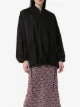 Valentino knit detail batwing raincoat