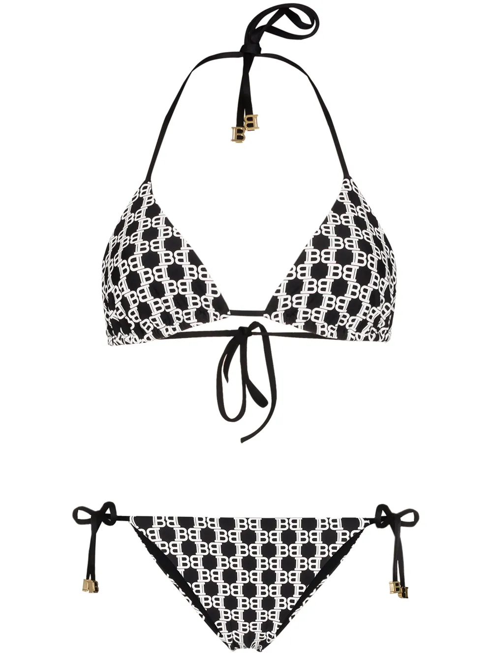 Balmain Bikini Mit BB-Monogrammmuster 031Pj m7i2e Balmain Bikini Mit BB-Monogrammmuster 031Pj m7i2e