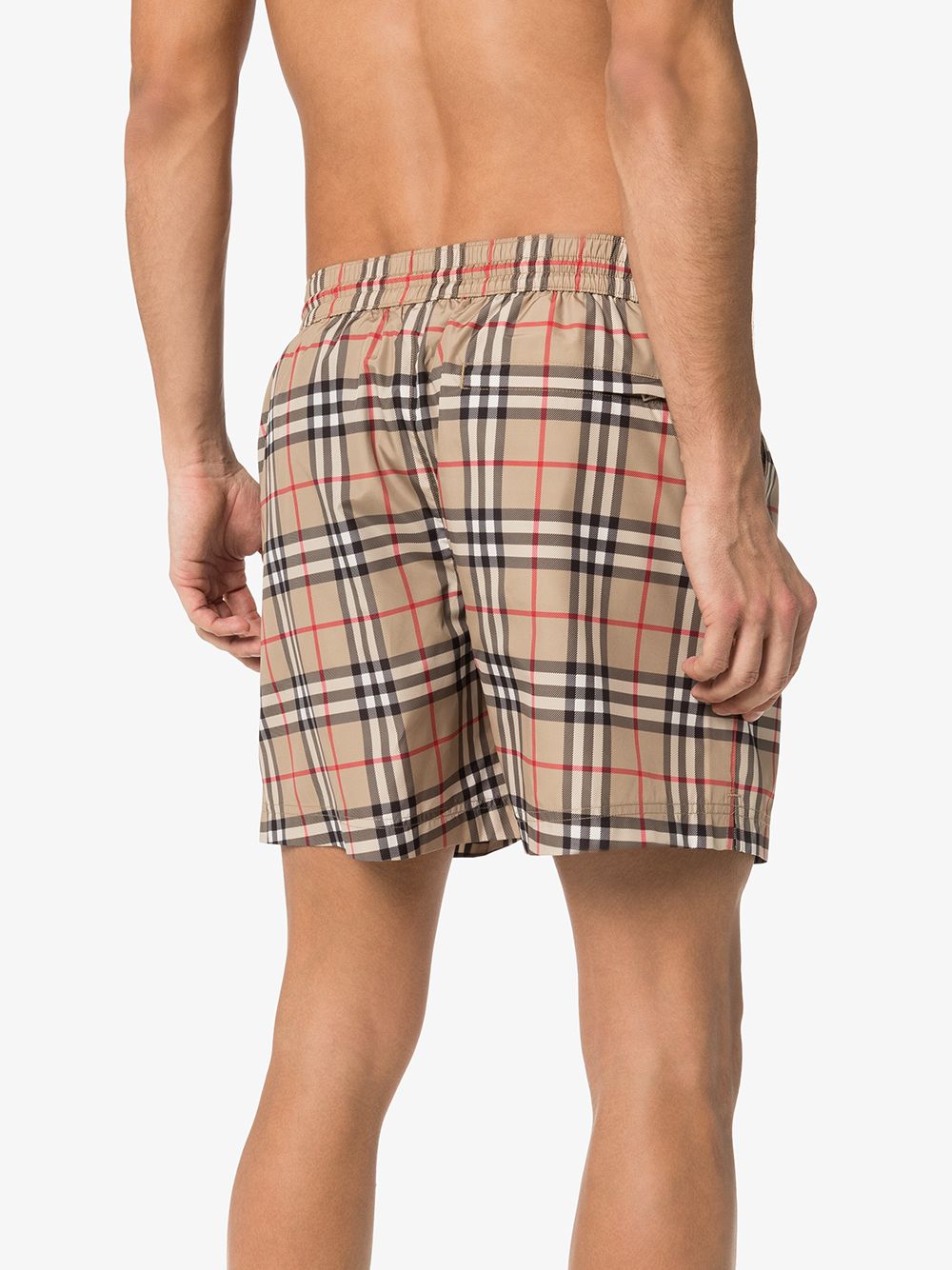 фото Burberry grafton vintage check swim shorts