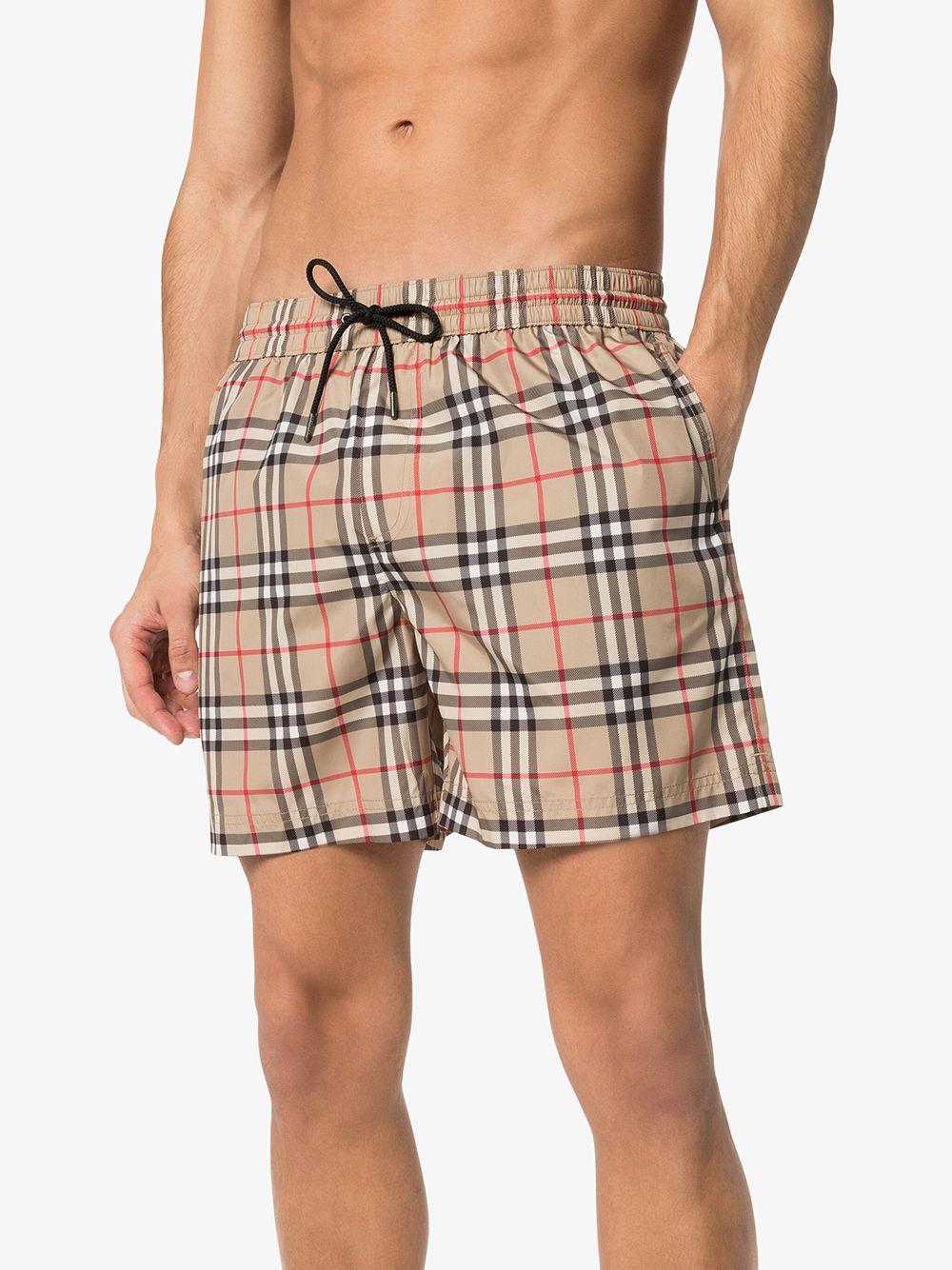 фото Burberry grafton vintage check swim shorts