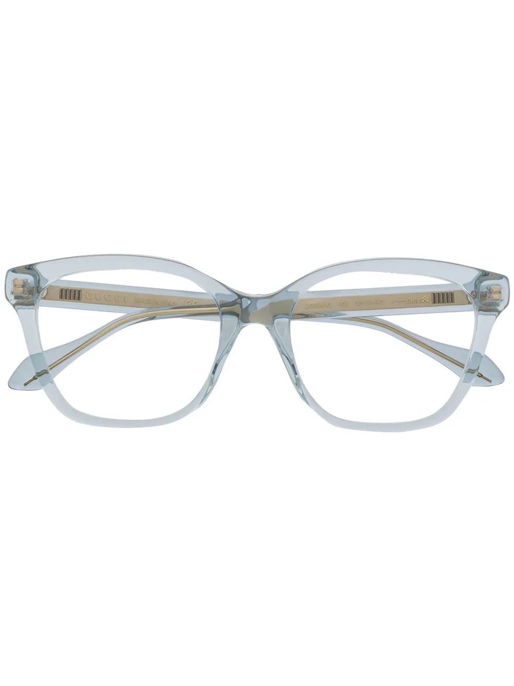 Gucci Eyewear 'GG0566O' Brille - Blau