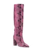 Image 2 of Paris Texas snake-print 100mm boots