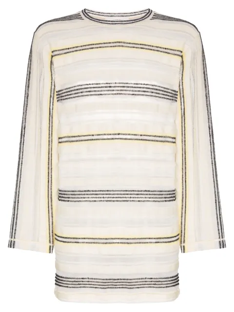 Jil Sander stripe knit jumper