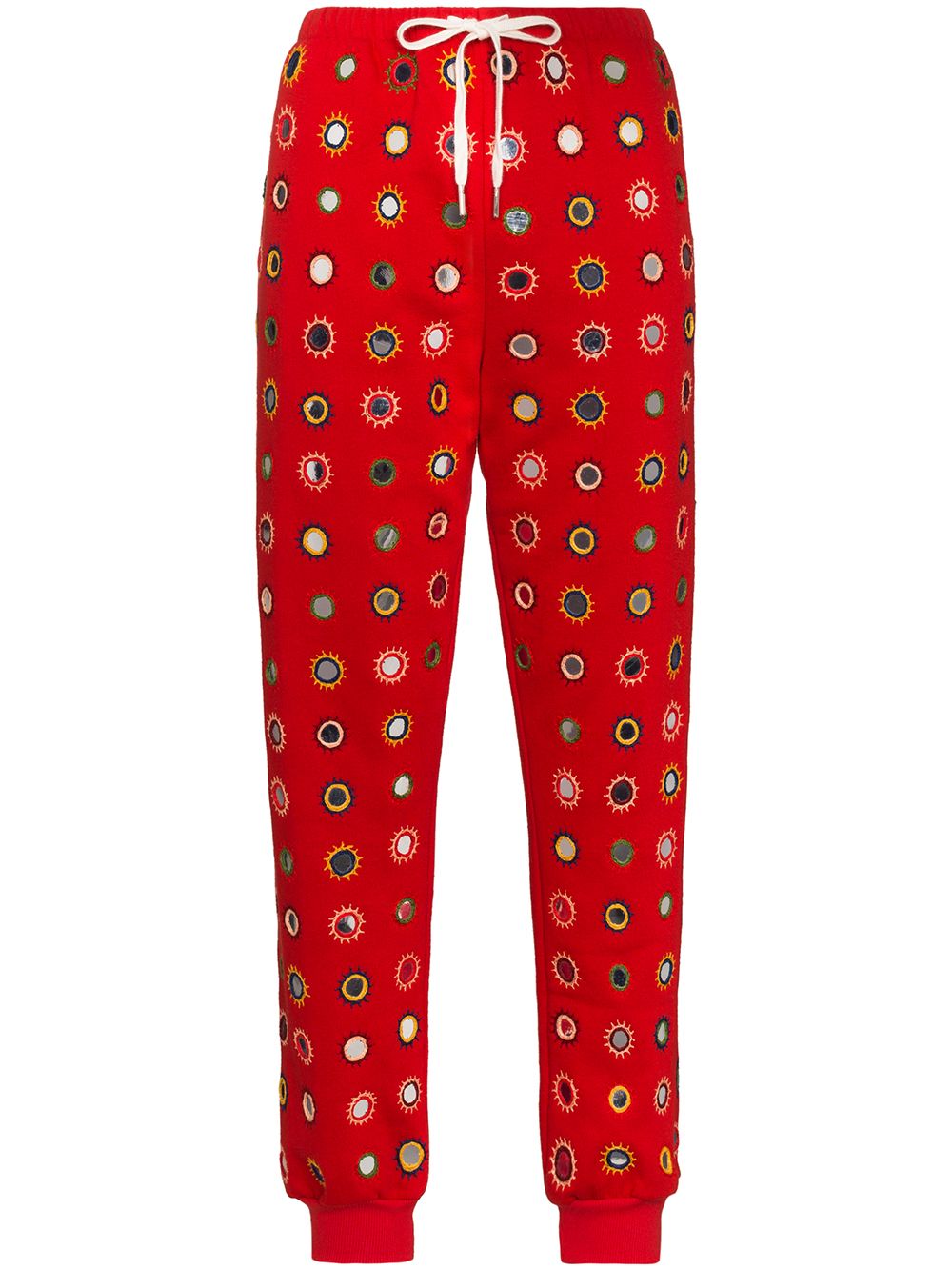 ASHISH EMBROIDERED MIRROR TRACK PANTS