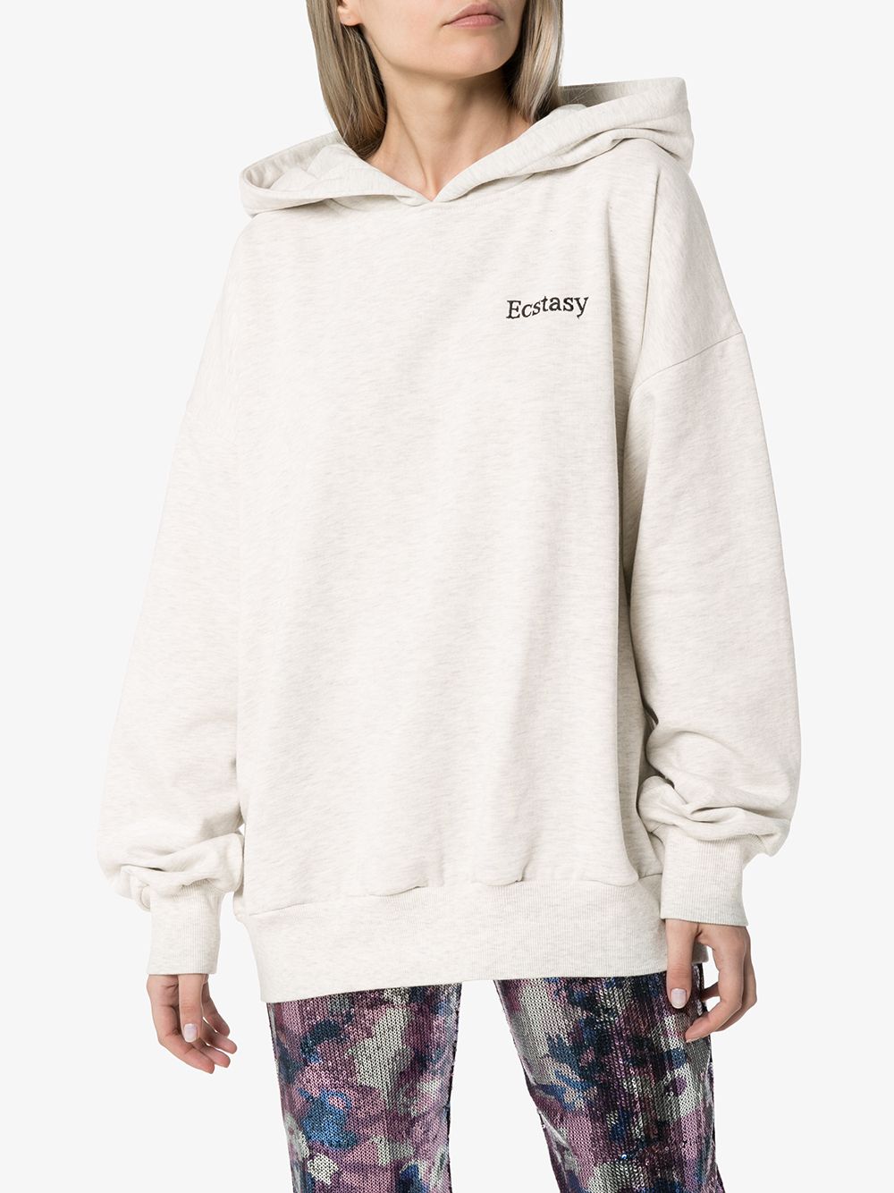 фото Ashish embroidered cotton-blend hoodie