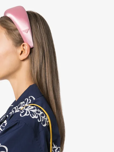prada blue headband