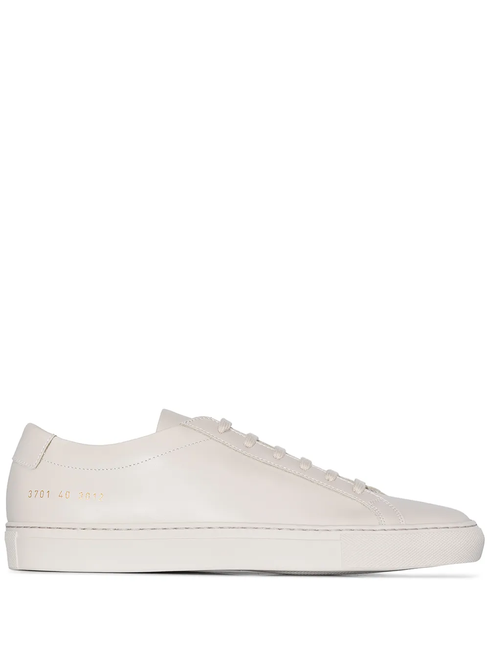 фото Common projects neutral achilles leather sneakers