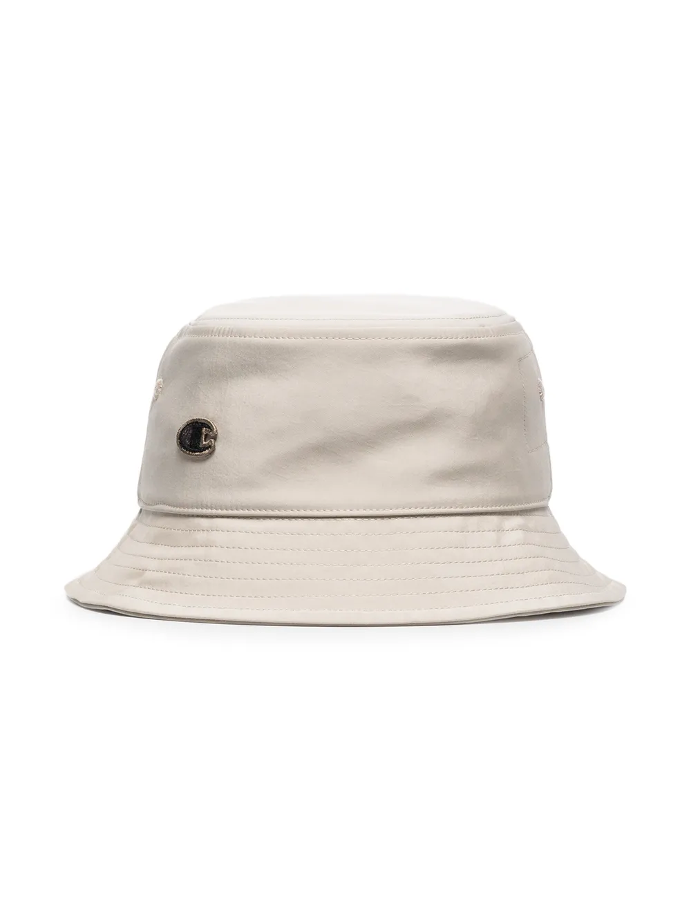 Rick Owens X Champion X Champion white logo bucket hat