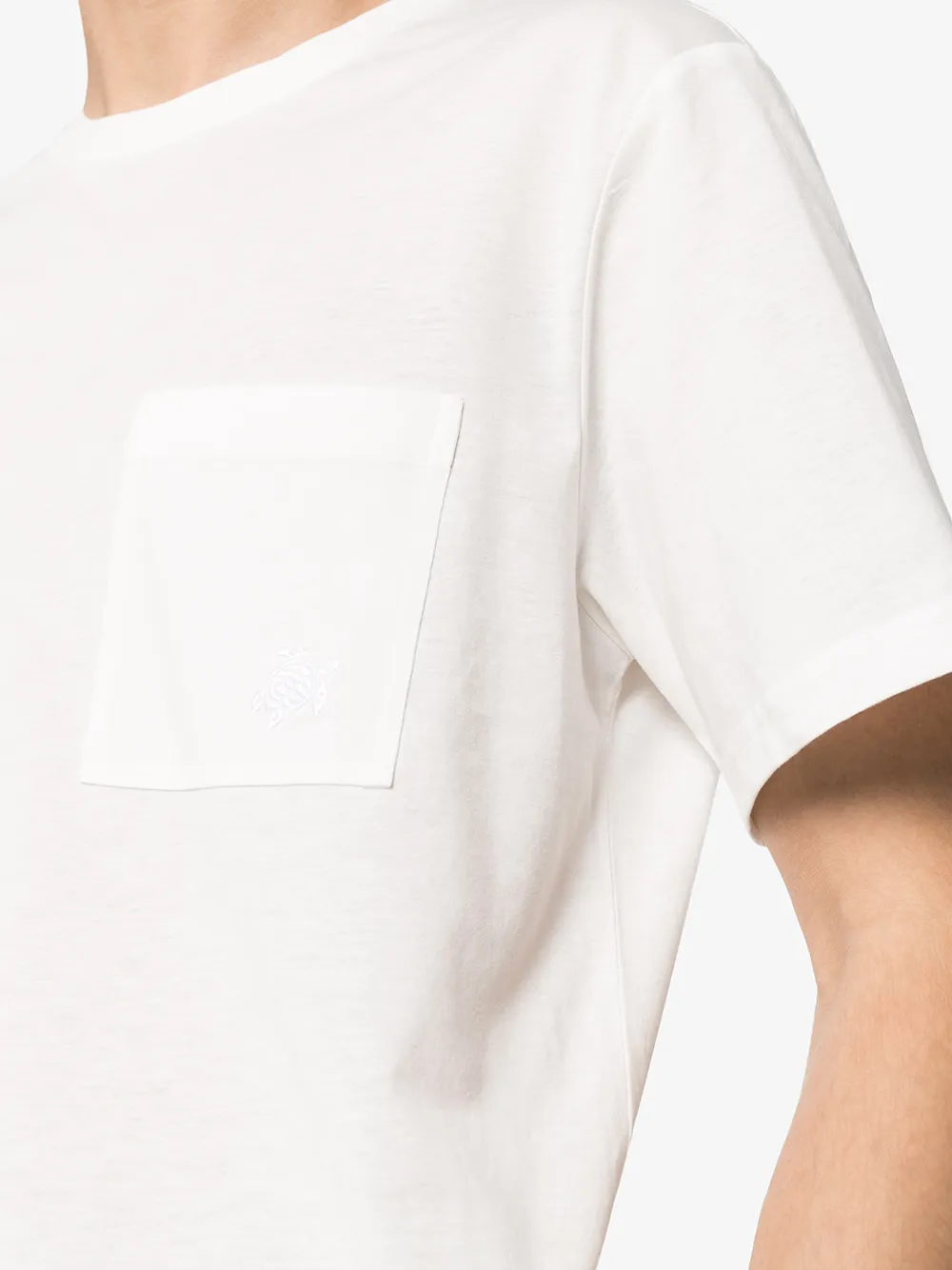 Vilebrequin T-shirt met zak Wit