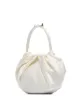 Simone Rocha embellished ruched silk-satin clutch bag