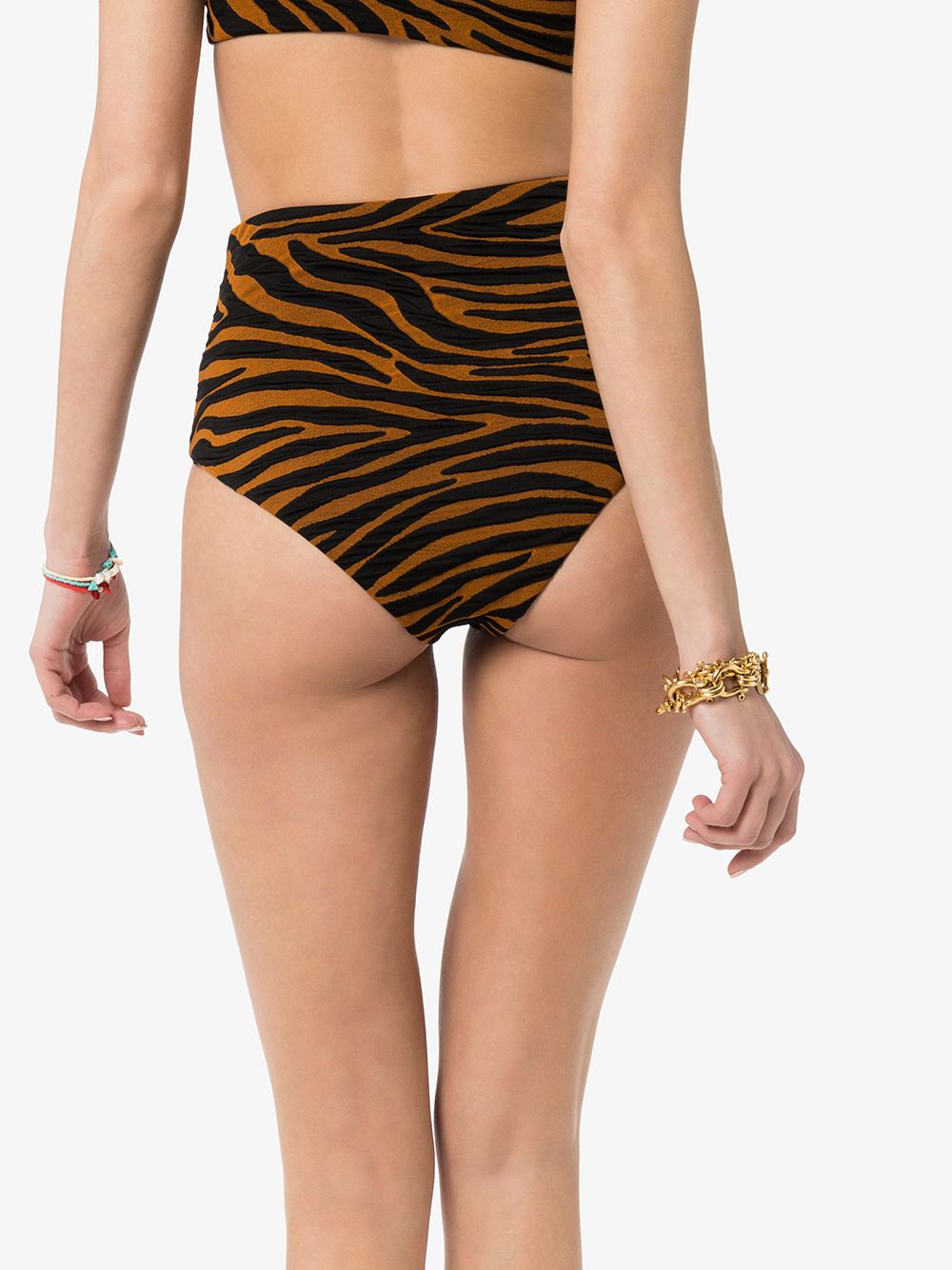 фото Mara hoffman lydia tiger print bikini bottoms