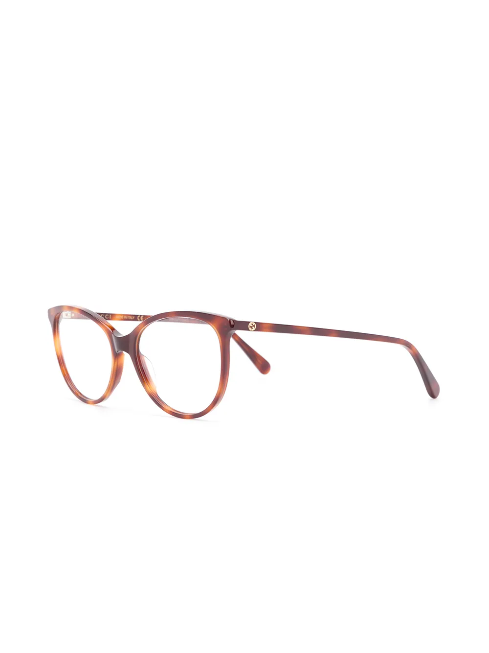 Gucci Eyewear Bril met ovaal montuur - Bruin