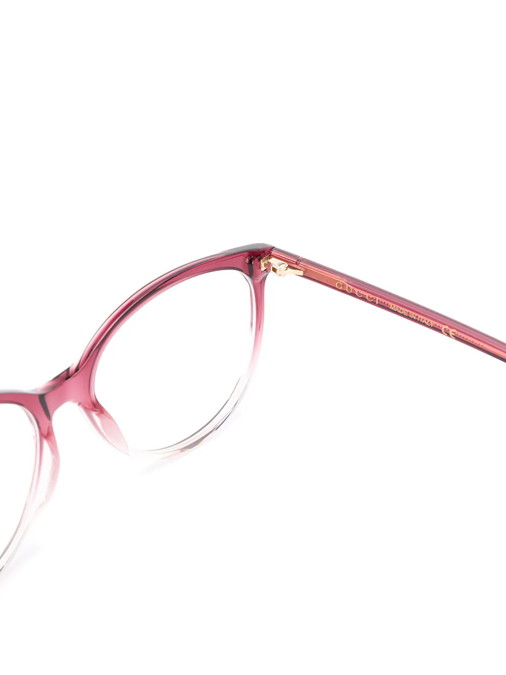 Gucci Eyewear GG0550O bril met ovaal montuur Rood