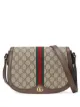 Bild 1 av Gucci Ophidia logotypmönstrad axelväska