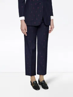 Leather loafer with double g Clearance