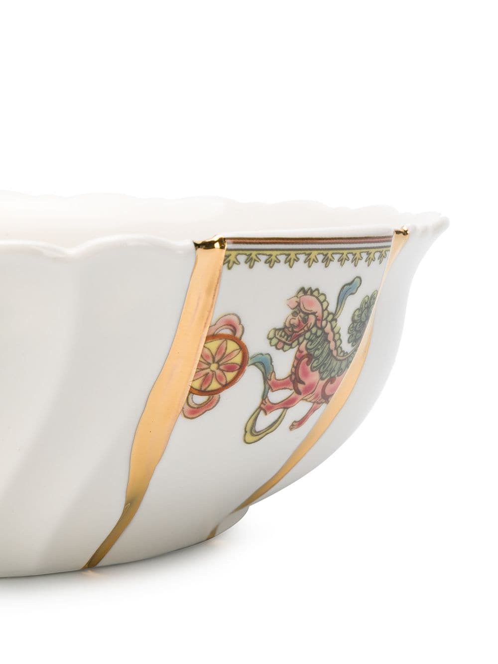 Seletti Kintsugi Porcelain Tray (29cm) - Farfetch