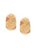 Susan Caplan Vintage 1990s D'Orlan post earrings - Gold