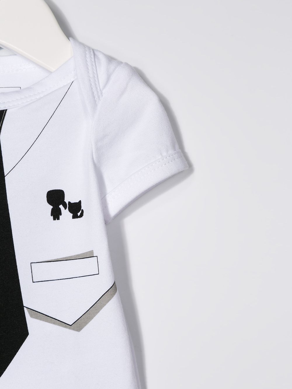 фото Karl lagerfeld kids комплект из двух комбинезонов с принтом