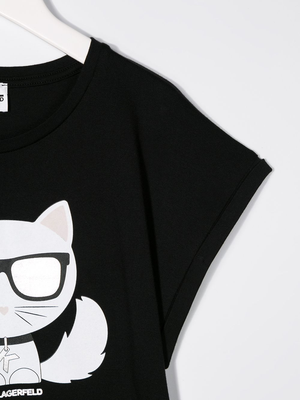 фото Karl lagerfeld kids платье-футболка choupette