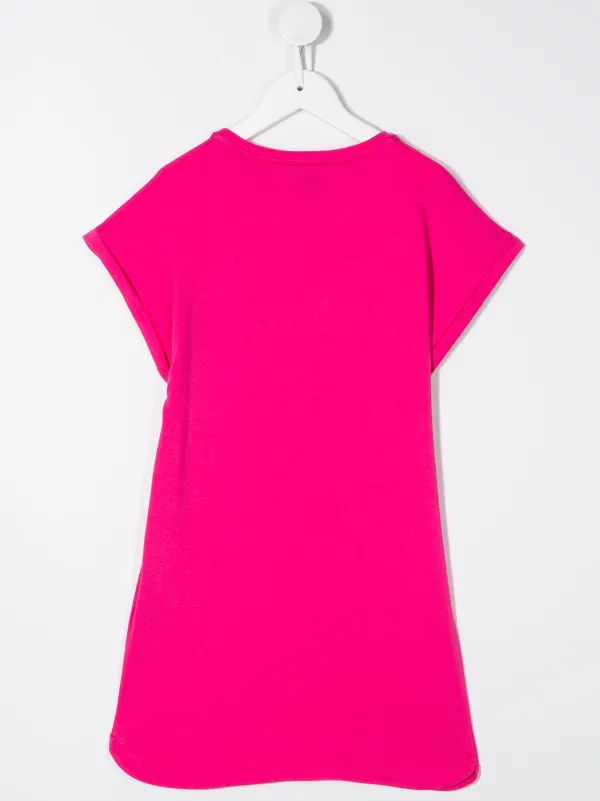 pink tee shirt dress