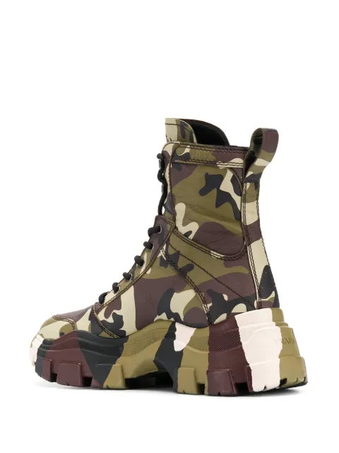 prada camo runners navy suede