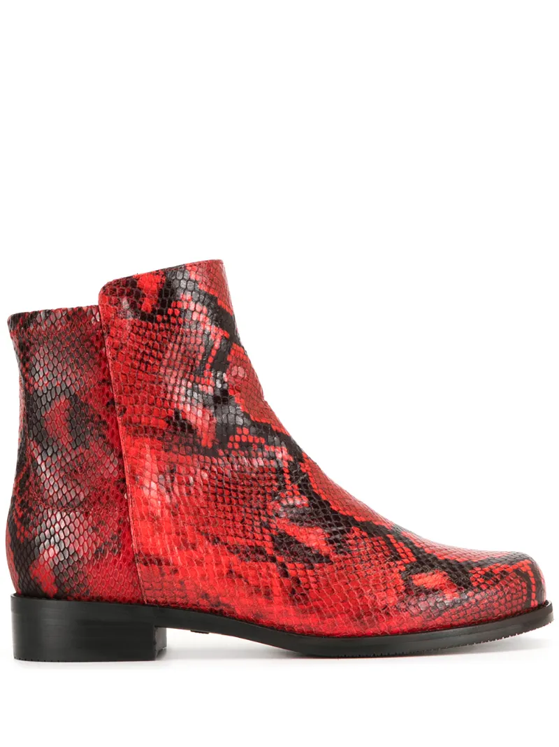 stuart weitzman snakeskin boots