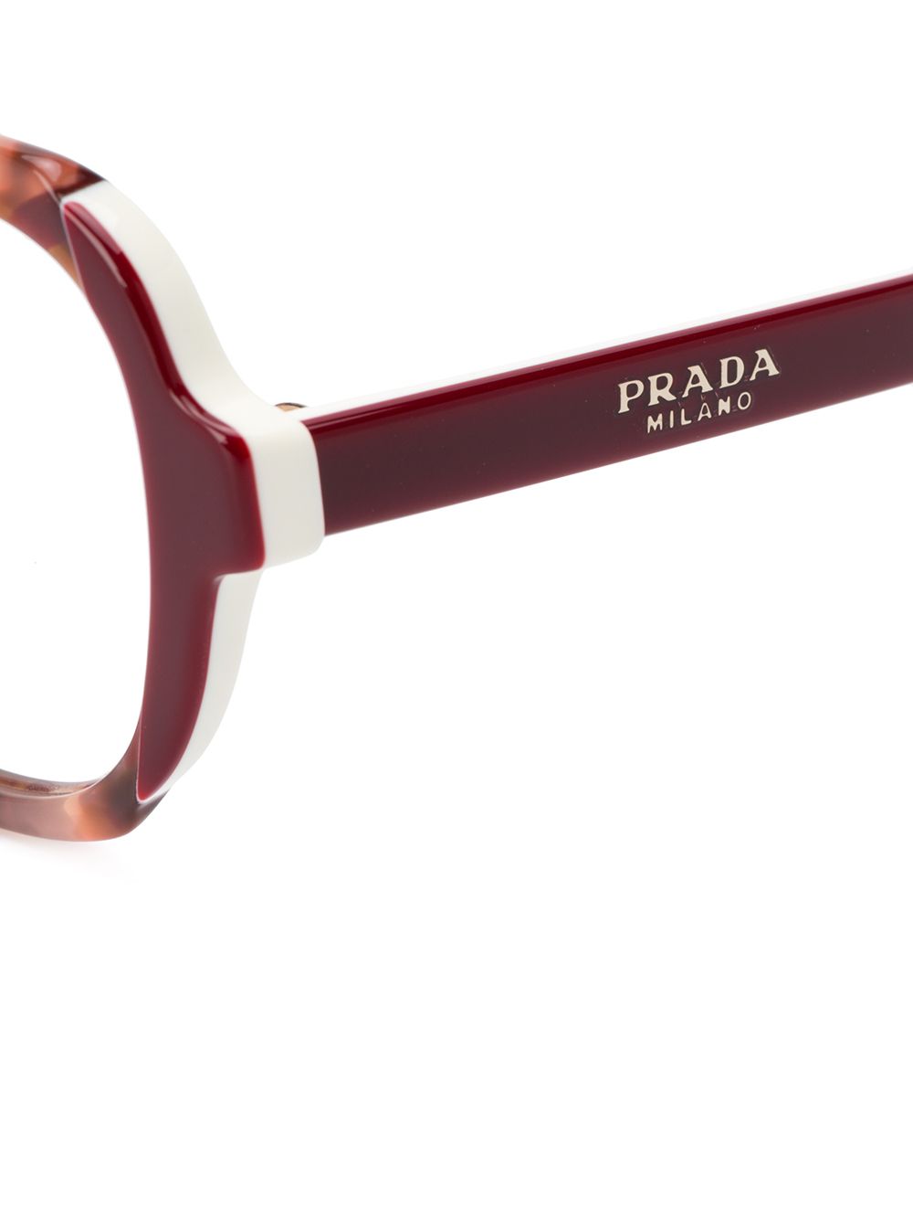 фото Prada Eyewear очки в прямоугольной оправе