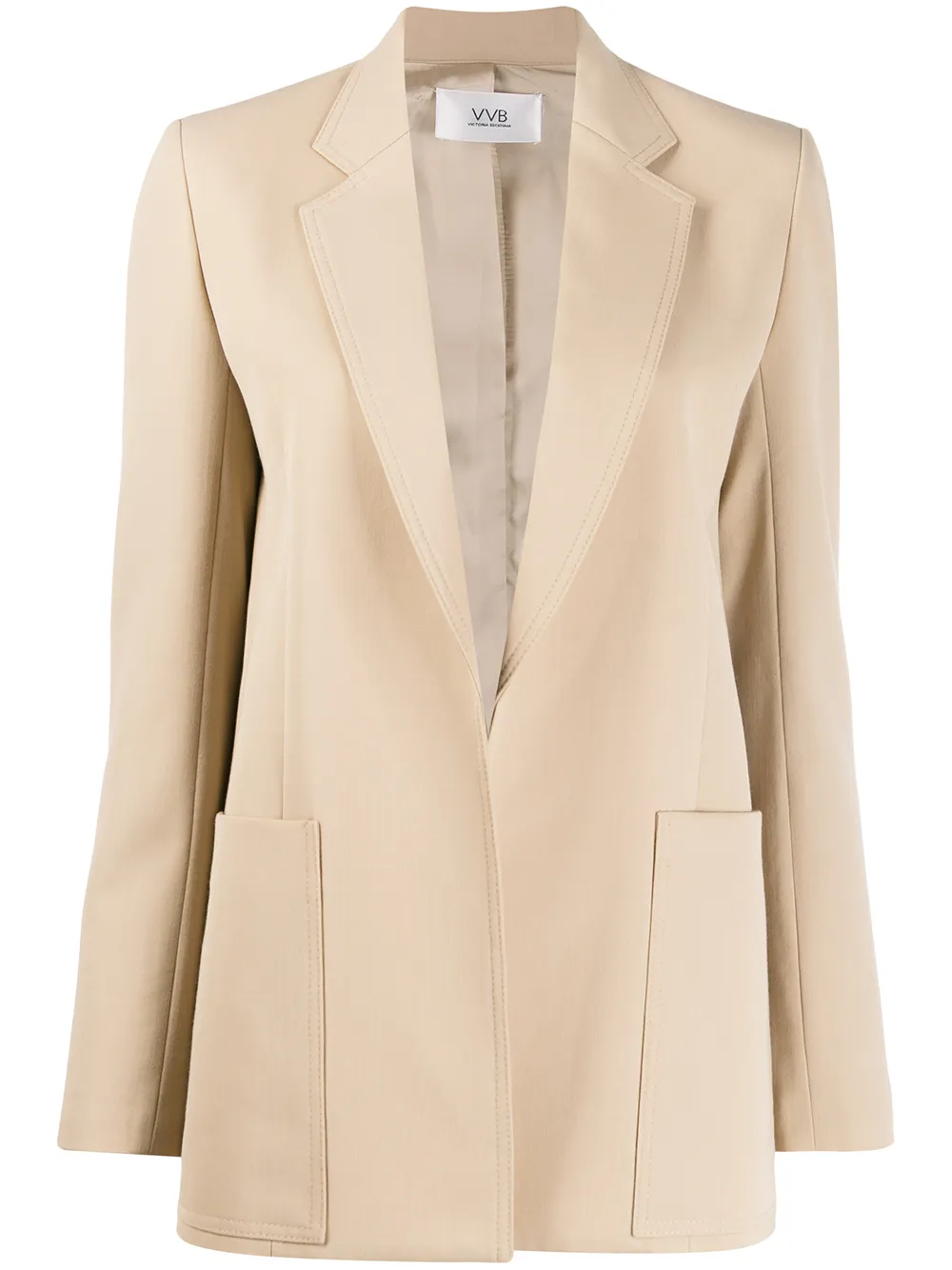 

Victoria Victoria Beckham blazer oversize largo - Neutro