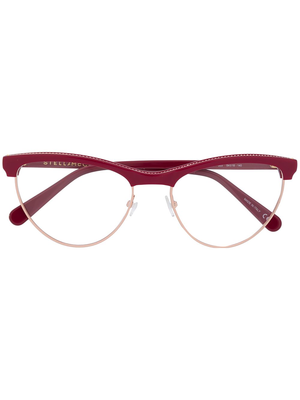 фото Stella mccartney eyewear очки в оправе 'кошачий глаз'