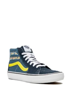navy vans high tops