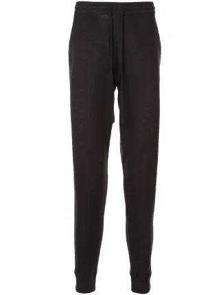 flannel track pants