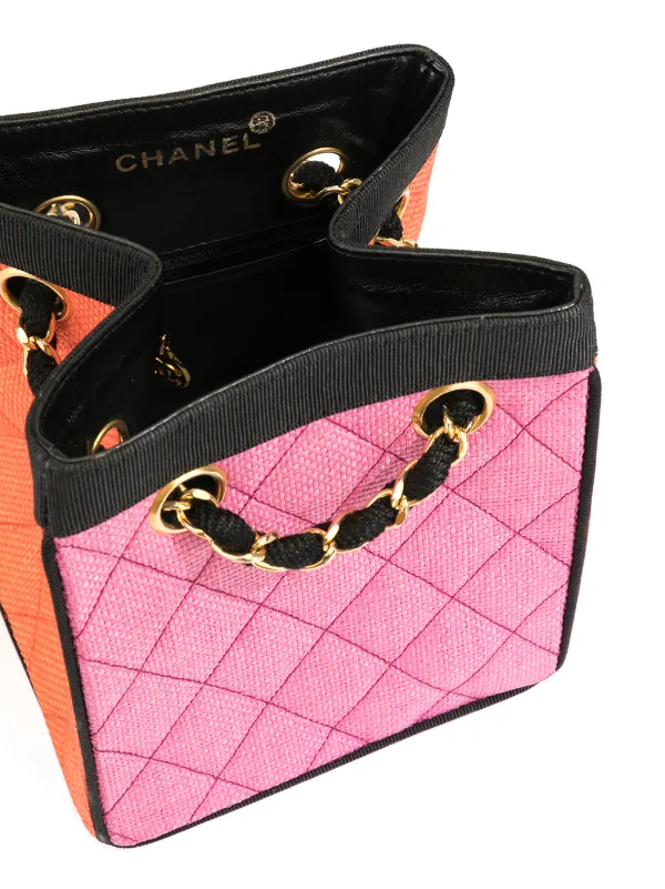 CHANEL Pre-Owned 1990 キルティング ハンドバッグ | オレンジ