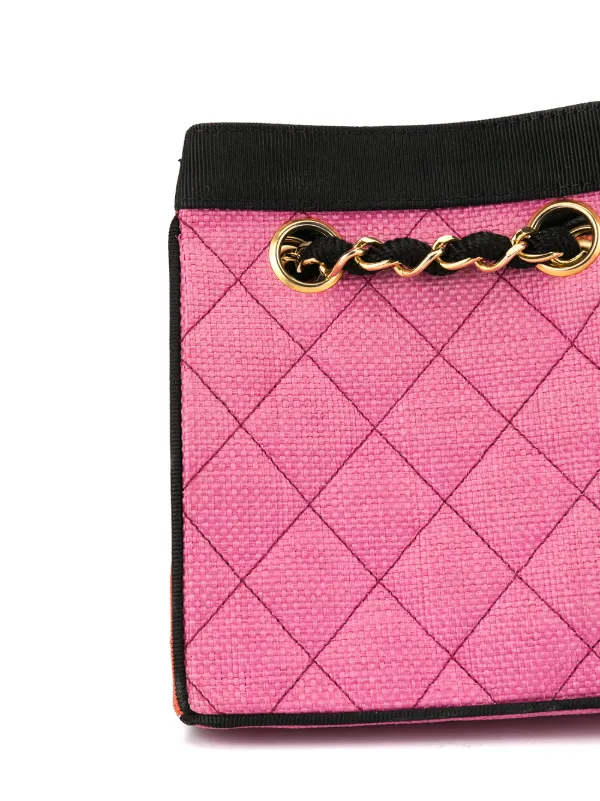 CHANEL Pre-Owned 1990 キルティング ハンドバッグ | オレンジ