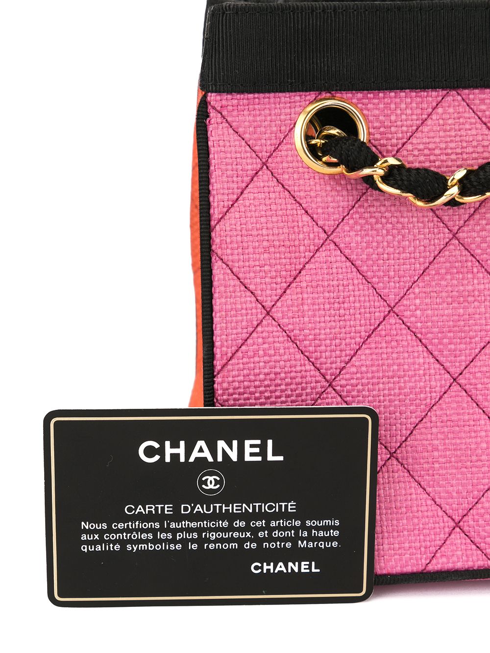 CHANEL 1990 quilted tote Women