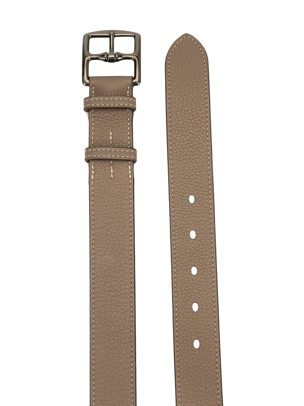 horsebit buckle belt