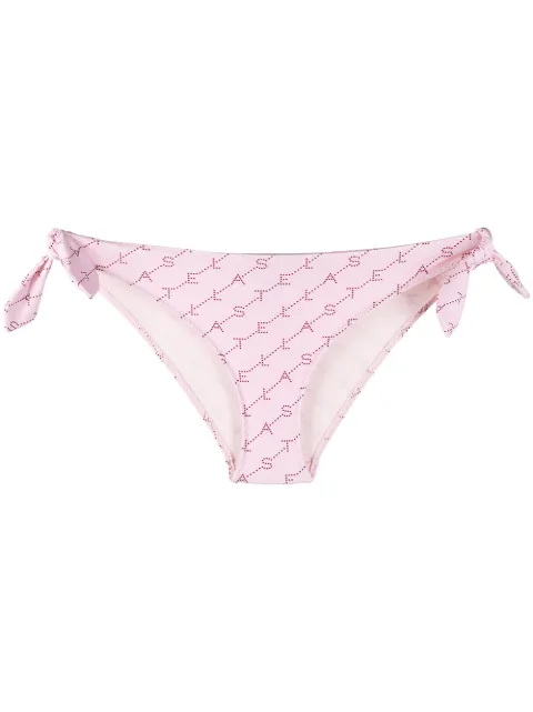 Stella McCartney monogram-print bikini bottoms