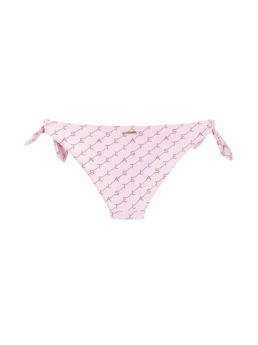Stella McCartney Bikinislip met monogram print Roze