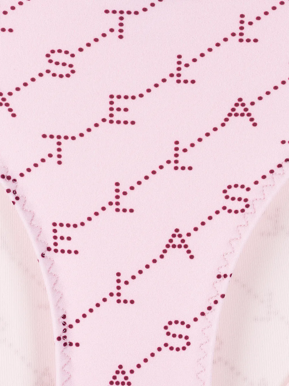 Stella McCartney Bikinislip met monogram print Roze