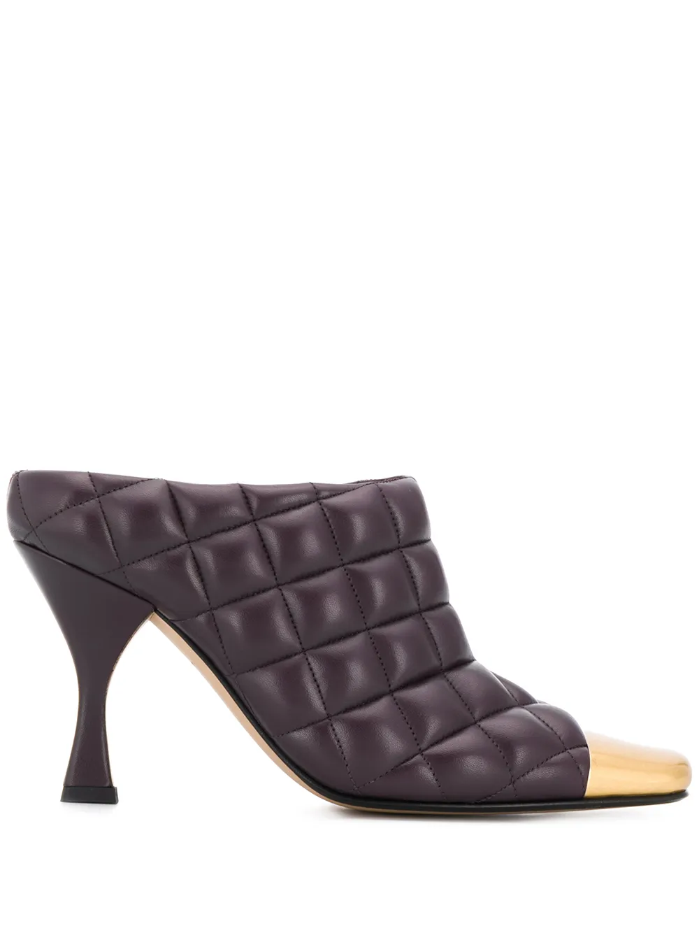 bottega quilted mules