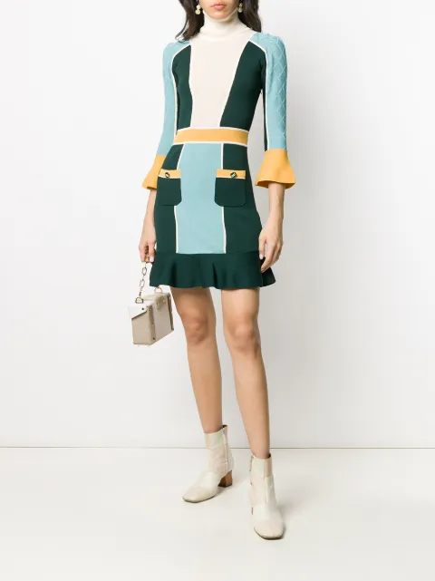 Elisabetta Franchi Abito a Collo Alto - Farfetch