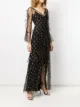Temperley London glitter detail maxi dress