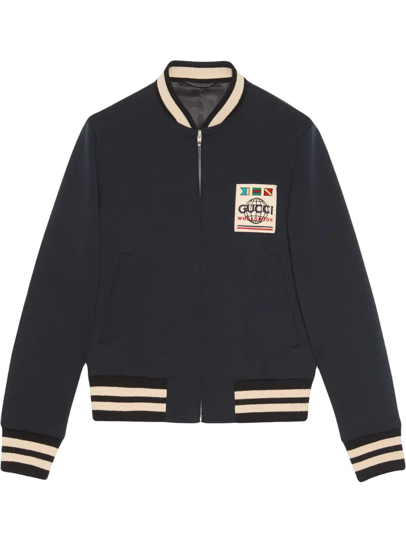 gucci wool bomber jacket